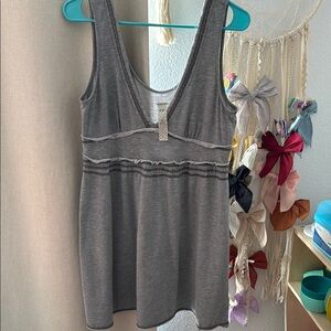 Free people Gray Sleeveless dress